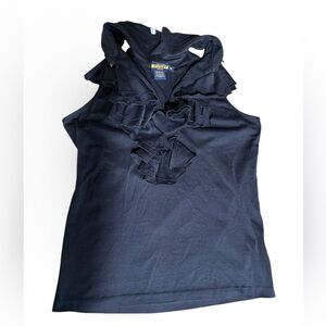 Ralph Lauren Midnight Ruffle Top